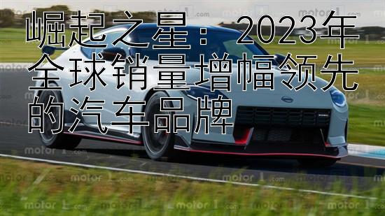 崛起之星：2023年全球销量增幅领先的汽车品牌