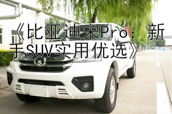 《比亚迪宋Pro：新手SUV实用优选》