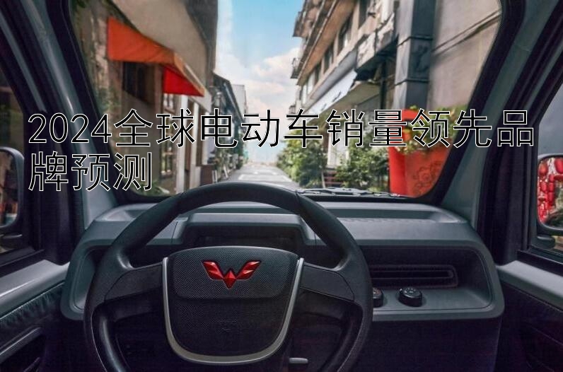 2024全球电动车销量领先品牌预测