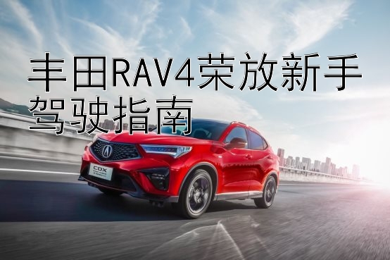 丰田RAV4荣放新手驾驶指南